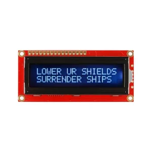 SparkFun Basic 16x2 Character LCD - White on Black, 5V (with Headers)